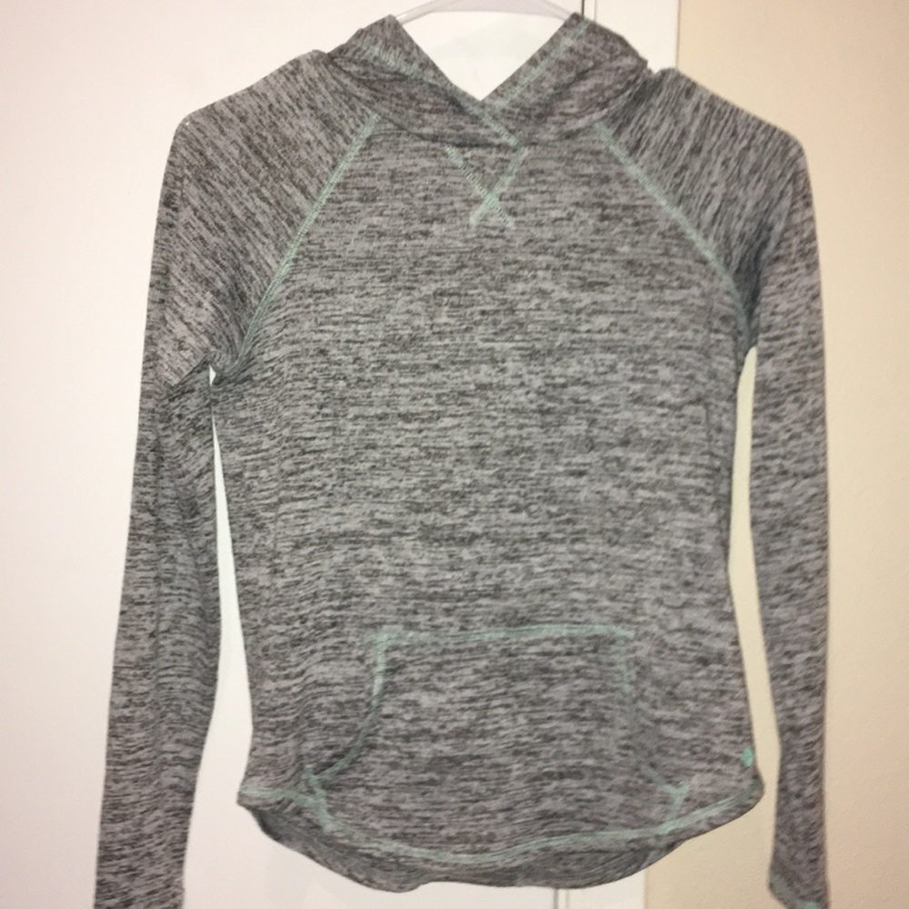 gray hoodie